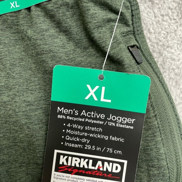 NEW Kirkland Signature Active Jogger Men's XL 4-Way Stretch Quick-Dry - Picture 5 of 7